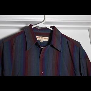 Norm Thompson Rainbow Button Down